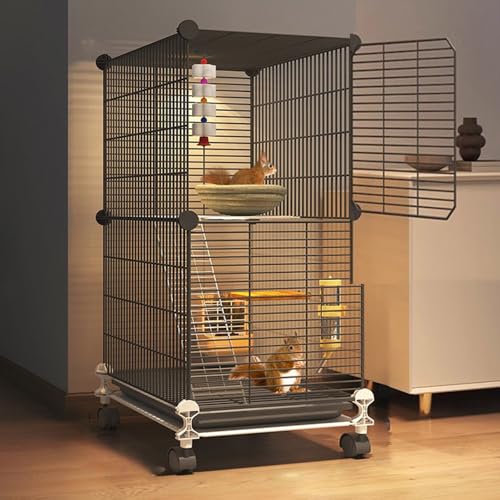 Cage Furet, Cage pour Chinchilla, Cage Oiseaux, Grillage Métallique, Crypté pour Empêcher La Fuite, Adapté Aux Écureuils, Chinchillas, Furets Cage Furet, Cage pour Chinchilla, Cage Oiseaux, Grillage Métallique, Crypté pour Empêcher La Fuite, Adapté Aux Écureuils, Chinchillas, Furets pas cher