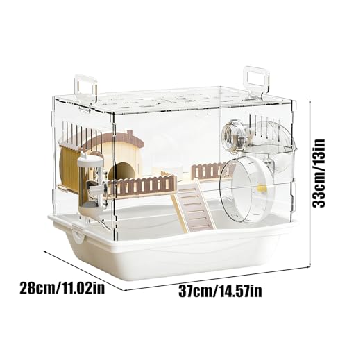 Maison De Hamster – Maison Transparente À 2 Étages – Cage Souris avec Roue d’exercice, Bouteille d’eau, Bol à Nourriture,pour Souris, Chinchilla, Hérisson Et Autres Petits Animaux Maison De Hamster – Maison Transparente À 2 Étages – Cage Souris avec Roue d’exercice, Bouteille d’eau, Bol à Nourriture,pour Souris, Chinchilla, Hérisson Et Autres Petits Animaux pas cher