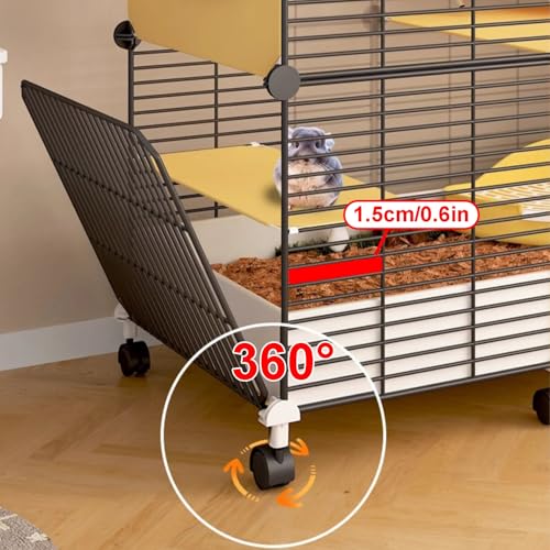 Cage multi-niveaux pour petits animaux domestiques d’intérieur – Habitat spacieux pour rats, furets, chinchillas, cochons d’Inde et hamsters Cage multi-niveaux pour petits animaux domestiques d’intérieur – Habitat spacieux pour rats, furets, chinchillas, cochons d’Inde et hamsters pas cher