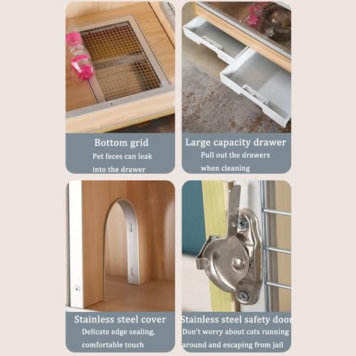 Cage pour Furet et Chinchilla – Armoire pour Animaux de Compagnie – Châssis Avec Tiroir – Habitat d’Escalade Chaud Pour l’Hiver et Frais Pour l’Été – Maison Pour Écureuil Cage pour Furet et Chinchilla – Armoire pour Animaux de Compagnie – Châssis Avec Tiroir – Habitat d’Escalade Chaud Pour l’Hiver et Frais Pour l’Été – Maison Pour Écureuil pas cher
