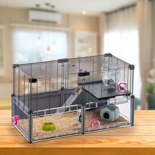 FERPLAST – Cage Hamster – Cage Souris – Cage Hamster Grande – Grillage Métallique – avec Accessoires – Modulaire – Multipla Hamster, 72,5 x 37,5 xh 42 CM FERPLAST – Cage Hamster – Cage Souris – Cage Hamster Grande – Grillage Métallique – avec Accessoires – Modulaire – Multipla Hamster, 72,5 x 37,5 xh 42 CM pas cher