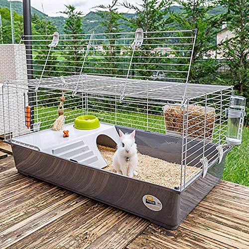 FERPLAST Cage Rongeur LAPIN 100 pour Lapins, Cochons d’Inde, Cochons d’Inde, en Métal, Accessoires inclus : Mangeoire, Abreuvoir, Maison, Gamelle. 95x57xh46cm FERPLAST Cage Rongeur LAPIN 100 pour Lapins, Cochons d’Inde, Cochons d’Inde, en Métal, Accessoires inclus : Mangeoire, Abreuvoir, Maison, Gamelle. 95x57xh46cm pas cher