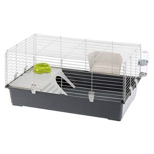 FERPLAST Cage Rongeur LAPIN 100 pour Lapins, Cochons d’Inde, Cochons d’Inde, en Métal, Accessoires inclus : Mangeoire, Abreuvoir, Maison, Gamelle. 95x57xh46cm FERPLAST Cage Rongeur LAPIN 100 pour Lapins, Cochons d’Inde, Cochons d’Inde, en Métal, Accessoires inclus : Mangeoire, Abreuvoir, Maison, Gamelle. 95x57xh46cm pas cher