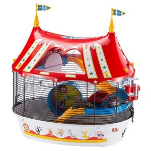 Ferplast Cage à 3 étages pour hamsters CIRCUS FUN, souris, petits rongeurs, plastique robuste et métal, ashésifs colorés et accessoires inclus, 49,5 x 34 x h 42,5 Noir Ferplast Cage à 3 étages pour hamsters CIRCUS FUN, souris, petits rongeurs, plastique robuste et métal, ashésifs colorés et accessoires inclus, 49,5 x 34 x h 42,5 Noir pas cher