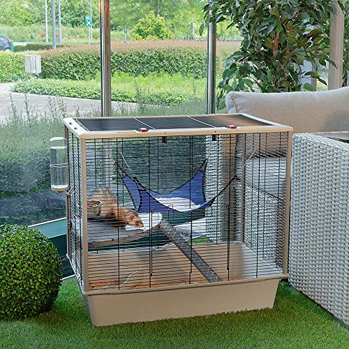 Ferplast Cage confortable pour fûrets et rats FURAT, strucutre à plusieurs niveaux avec accessoires inclus, angles renforcés, vernis métal et plastique noir, 78 x 48 x h 70 Ferplast Cage confortable pour fûrets et rats FURAT, strucutre à plusieurs niveaux avec accessoires inclus, angles renforcés, vernis métal et plastique noir, 78 x 48 x h 70 pas cher