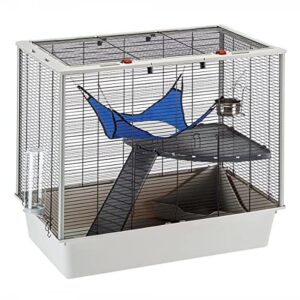 Ferplast Cage confortable pour fûrets et rats FURAT, strucutre à plusieurs niveaux avec accessoires inclus, angles renforcés, vernis métal et plastique noir, 78 x 48 x h 70 Ferplast Cage confortable pour fûrets et rats FURAT, strucutre à plusieurs niveaux avec accessoires inclus, angles renforcés, vernis métal et plastique noir, 78 x 48 x h 70 pas cher