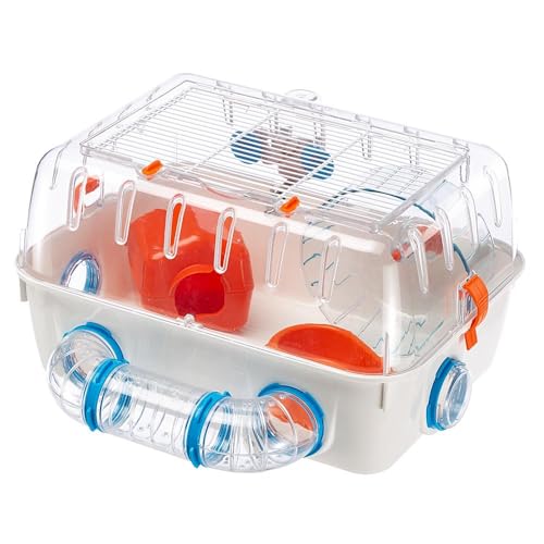 Ferplast Cage pour Hamsters Combi 1, Habitat pour Petits rongeurs, Plastique Robuste, Toit avec Grille Qui s’ouvre, Tubes et Accessoires Inclus, 40,5 x 29,5 x h 22,5 cm Blanche Ferplast Cage pour Hamsters Combi 1, Habitat pour Petits rongeurs, Plastique Robuste, Toit avec Grille Qui s’ouvre, Tubes et Accessoires Inclus, 40,5 x 29,5 x h 22,5 cm Blanche pas cher