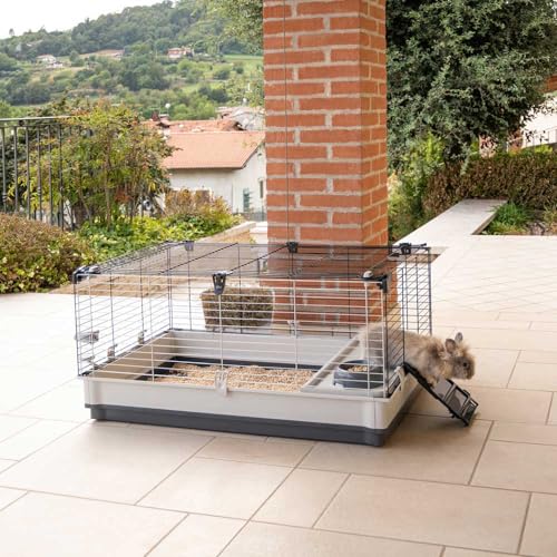 Ferplast Cage pour Lapins, Cochons d’Inde et Petits Animaux KROLIK Large, Maison et Accessoires Inclus Ferplast Cage pour Lapins, Cochons d’Inde et Petits Animaux KROLIK Large, Maison et Accessoires Inclus pas cher
