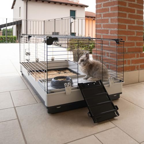 Ferplast Cage pour Lapins, Cochons d’Inde et Petits Animaux KROLIK Large, Maison et Accessoires Inclus Ferplast Cage pour Lapins, Cochons d’Inde et Petits Animaux KROLIK Large, Maison et Accessoires Inclus pas cher