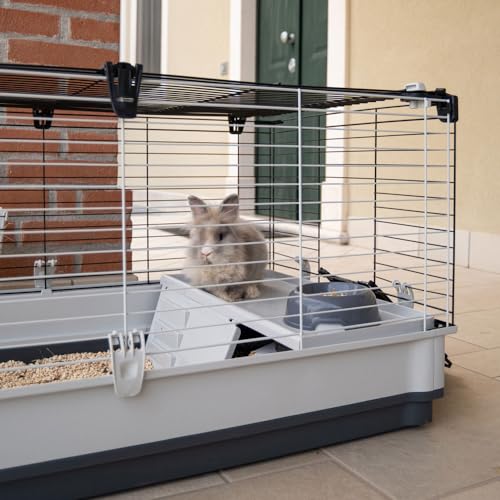 Ferplast Cage pour Lapins, Cochons d’Inde et Petits Animaux KROLIK Large, Maison et Accessoires Inclus Ferplast Cage pour Lapins, Cochons d’Inde et Petits Animaux KROLIK Large, Maison et Accessoires Inclus pas cher