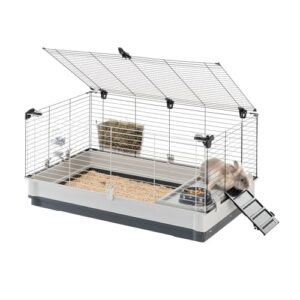 Ferplast Cage pour Lapins, Cochons d’Inde et Petits Animaux KROLIK Large, Maison et Accessoires Inclus Ferplast Cage pour Lapins, Cochons d’Inde et Petits Animaux KROLIK Large, Maison et Accessoires Inclus pas cher