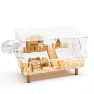 Kalolary Grande Cage en Acrylique pour Hamster, Cage à 2 Étages pour Gerbilles avec Couvercle Entièrement Transparent Cage à Hamster Ouverte avec Tous Les Accessoires Enclos pour Gerbilles Kalolary Grande Cage en Acrylique pour Hamster, Cage à 2 Étages pour Gerbilles avec Couvercle Entièrement Transparent Cage à Hamster Ouverte avec Tous Les Accessoires Enclos pour Gerbilles pas cher