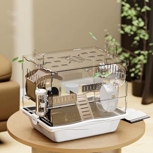 Maison De Hamster – Maison Transparente À 2 Étages – Cage Souris avec Roue d’exercice, Bouteille d’eau, Bol à Nourriture,pour Souris, Chinchilla, Hérisson Et Autres Petits Animaux Maison De Hamster – Maison Transparente À 2 Étages – Cage Souris avec Roue d’exercice, Bouteille d’eau, Bol à Nourriture,pour Souris, Chinchilla, Hérisson Et Autres Petits Animaux pas cher