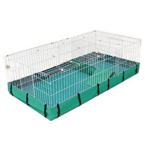 MidWest Homes for Pets Modèle 171GHP Cage pour cochons d’Inde , 119,38 x 60,96 x 35,56 cm, avec panneau supérieur et panneau de séparation, blanc et vert MidWest Homes for Pets Modèle 171GHP Cage pour cochons d’Inde , 119,38 x 60,96 x 35,56 cm, avec panneau supérieur et panneau de séparation, blanc et vert pas cher