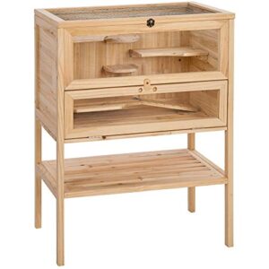 TecTake 403246 Cage à Hamster en Bois – Petite Cage à Animaux 4 Étages avec Couvercle à Charnière, Rampe pour Rongeurs, Souris – 60 x 40 x 80 cm TecTake 403246 Cage à Hamster en Bois – Petite Cage à Animaux 4 Étages avec Couvercle à Charnière, Rampe pour Rongeurs, Souris – 60 x 40 x 80 cm pas cher