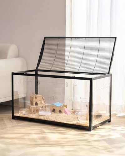 VEVOR Cage Hamster, 96x47x55 cm, Habitat Rongeurs Transparent de Vue Panoramique 360° avec Porte d’Entrée, Maison Portable Ventilée pour Petits Animaux de Compagnie, Souris, Rats, Cochons d’Inde VEVOR Cage Hamster, 96x47x55 cm, Habitat Rongeurs Transparent de Vue Panoramique 360° avec Porte d’Entrée, Maison Portable Ventilée pour Petits Animaux de Compagnie, Souris, Rats, Cochons d’Inde pas cher