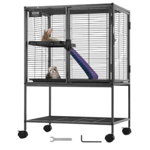 VEVOR Cage à Furet en métal roulante 865 mm, Grande Cage pour Petits Animaux à 2 Niveaux avec Rampe et Plateau, pour Rats de Compagnie, Hamster, Cochon d’Inde, Chinchilla, écureuil, hérisson, Lapin VEVOR Cage à Furet en métal roulante 865 mm, Grande Cage pour Petits Animaux à 2 Niveaux avec Rampe et Plateau, pour Rats de Compagnie, Hamster, Cochon d’Inde, Chinchilla, écureuil, hérisson, Lapin pas cher